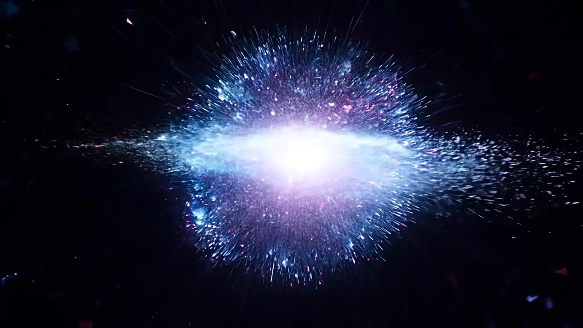 Explosive Light and Particle Explosion Overlay for Futuristic Logo Animations